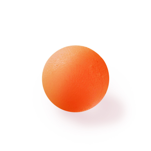 Żelowa piłeczka rehabilitacyjna Qmed pomarańczowa